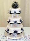 Petal Thistle Wedding Cake