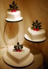 Thistle and Rose Wedding Cake