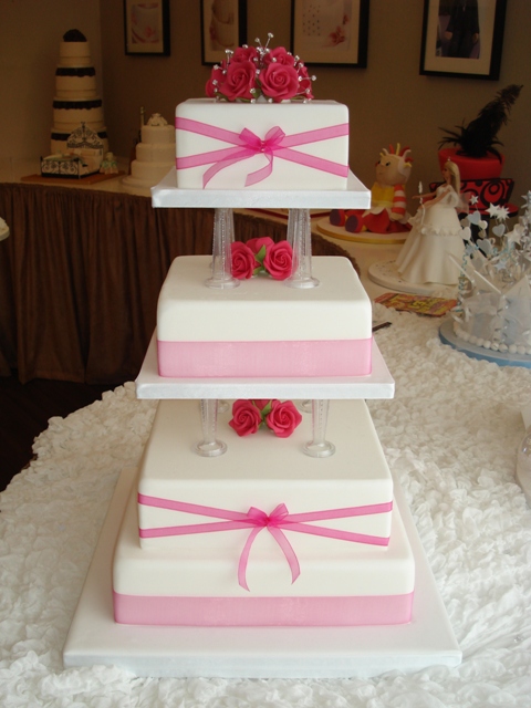Pink Organza and Roses