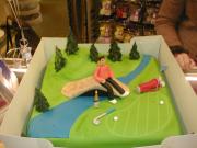 Golf Course Cake
