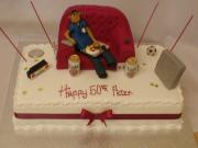 Couch Potato Scene Cake