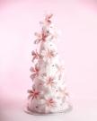 Pink Lily Wedding Cake