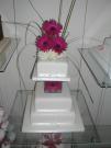 Gerbera Wedding Cake