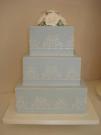 Pale Blue Damask