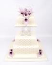 Lilac Diamante Wedding Cake